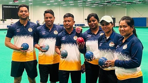The Indian Lawn Bowls team