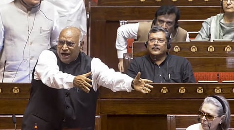 Congress president Mallikarjun Kharge
