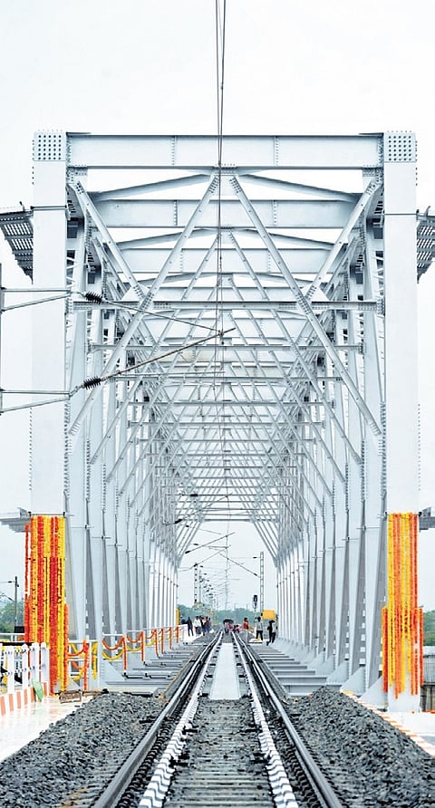 South Central Railway (SCR) has completed the 203-km Kazipet-Balharshah third line project along with electrification.