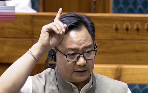Parliamentary Affairs Minister Kiren Rijiju 