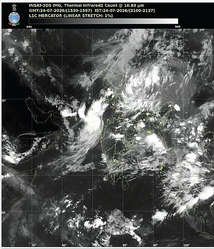 Heavy to very heavy rainfall is likely to lash parts of Odisha for four days as a fresh low-pressure area is expected to form over the Bay of Bengal.