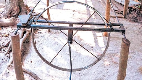 A traditional coir-making unit in  Perumbalam Island. There are calls to convert the ferry network into a tourism asset to boost footfall to the island 