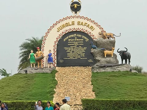 To expand its footprint and modernise wildlife tourism, 320.15 hectares of land were allocated between 2012 and 2015 in Naya Raipur.