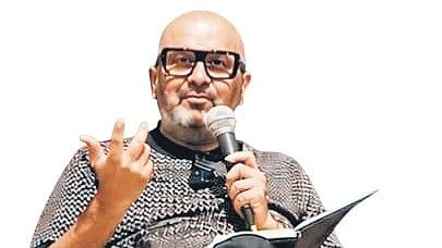 Ashok Paranjape at his studio