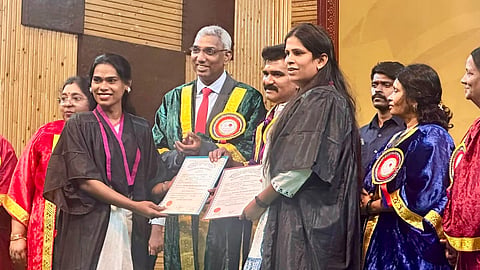 A major highlight of the event was the graduation of two transgender women — Sowmiya Shashu (37) and Joshka Jasmine (30)