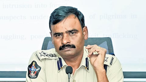 L Subbarayudu, Chief of the Andhra Pradesh Red Sanders Anti-Smuggling Task Force (RSASTF)
