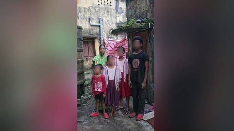 The family of Sushanth Naik at their rented house at Champa Pokhari in Bhubaneswar