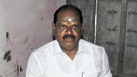 Former AIADMK minister and current DMK MLA R Vaithilingam