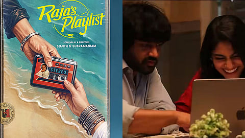 A poster for Raja's Playlist (L) and a still from the film (R)