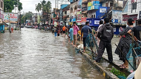 North and north-coastal Odisha was in the grip of a flash flood after incessant rainfall. 
