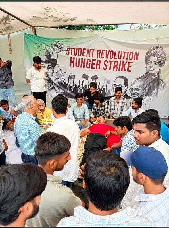 CJP backs Jaipur student's hunger strike for elections