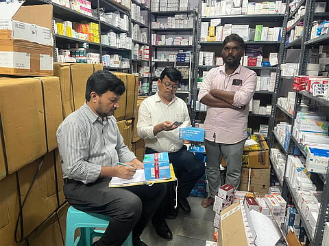 Telangana Drugs Control Admin seizes 113 illegal abortion kits worth Rs 47,672 in wholesale medical shop raid.