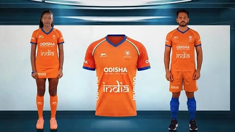 Hockey India unveiled the new jerseys for the senior men's and women's teams on July 27, ahead of the upcoming FIH Men's and Women's Hockey World Cups