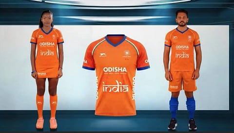 Hockey India unveiled the new jerseys for the senior men's and women's teams on July 27, ahead of the upcoming FIH Men's and Women's Hockey World Cups.