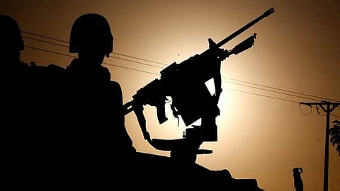 Police said the militants attacked the police post with heavy weapons. 