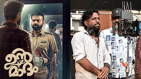 Kunchacko Boban in a poster for Unmadham (L) and director Kiran Das (R)