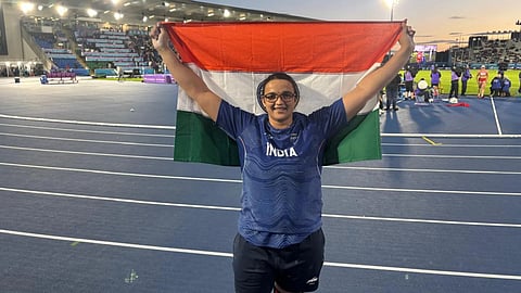 Seema endured a nervy finish, fouling her fourth, fifth and sixth attempts, but her third-round effort proved enough to hold on to bronze.