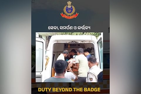 The efforts of police ensured the child reached the hospital in the shortest possible time, said a senior officer.