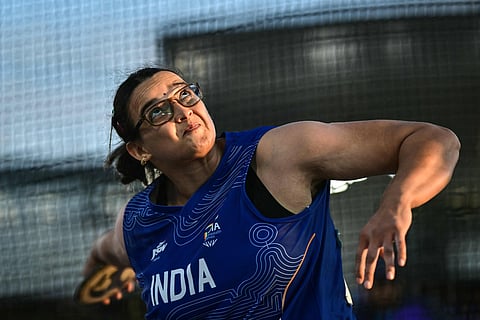 Seema Kaliramna in action at the Scotstoun on Thursday
