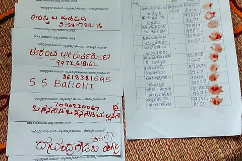  Letters signed in blood at Gadag