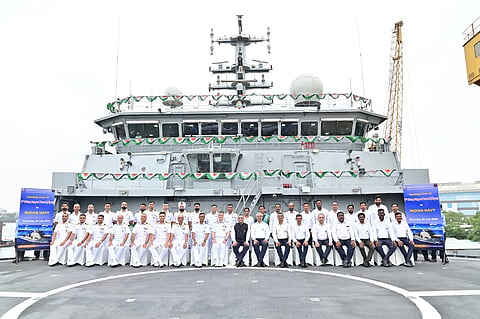 State-owned Hindustan Shipyard Limited (HSL) on Thursday delivered Nipun, the second Diving Support Vessel (DSV), to the Indian Navy.