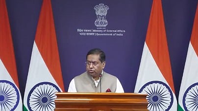 MEA spokesperson Randhir Jaiswal 
