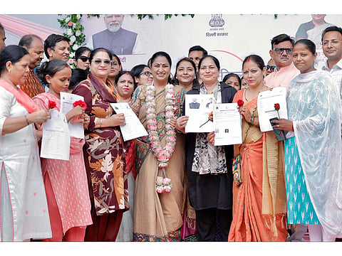 CM Rekha Gupta launches portal for 'Delhi Laxmi Yojana'
