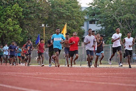 The department recorded the physical fitness test for SI recruitment was completed, even as the Tamil Nadu Uniformed Services Recruitment Board (TNUSRB) is still in the process of recruiting 1,352 SIs.