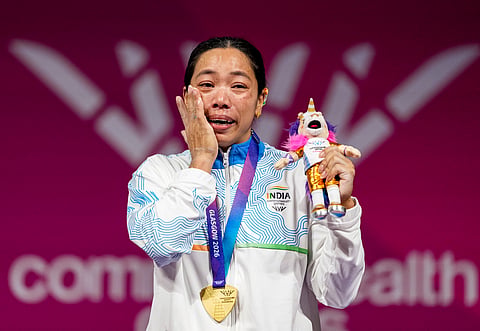 Mirabai Chanu completed a hat-trick of gold medals at the 2026 Commonwealth Games