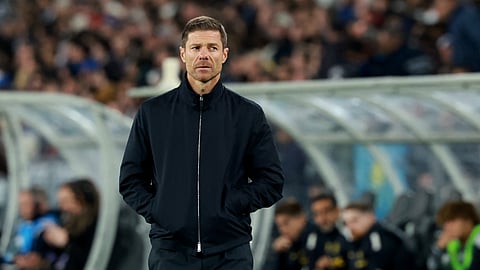 Chelsea's manager Xabi Alonso looks on during the Sydney Super Cup football match between English Premier League teams Chelsea and Tottenham Hotspur at Stadium Australia in Sydney on August 1, 2026.