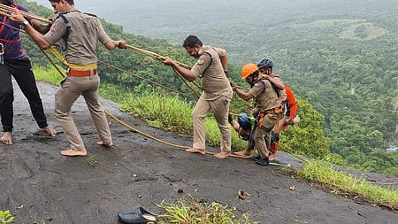 Personnel from the fire and rescue services recovered her body after a difficult operation.