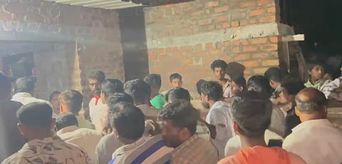 Voidance at Nemakal and Sangala villages in Aluru assembly constituency in Kurnool district on Sunday. Express