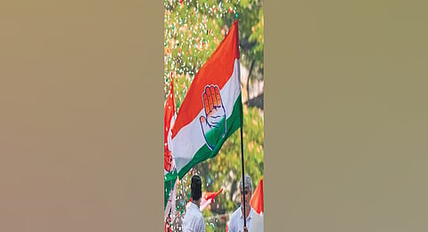 Representative image of Congress flag.