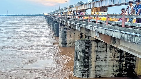 The recent flood has exposed several weak stretches of river embankments across the Godavari delta. 
