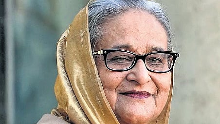 Former Prime Minister of Bangladesh, Sheikh Hasina.