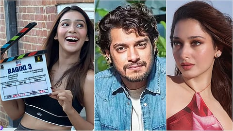 RJ Mahvash; Junaid Khan; Tamannaah Bhatia - lead cast of Ragini 3