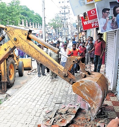 Several locations have witnessed repeated encroachments despite multiple clearance operations. 