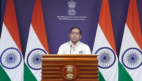 MEA spokesperson Randhir Jaiswal.