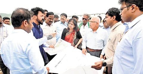 A high-level official team from the Union Ministry of AYUSH inspected and approved the proposed 15.03-acre site on Tuesday. 