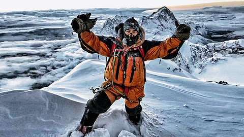 Nirmal Purja at Mount Everest in 2017 
