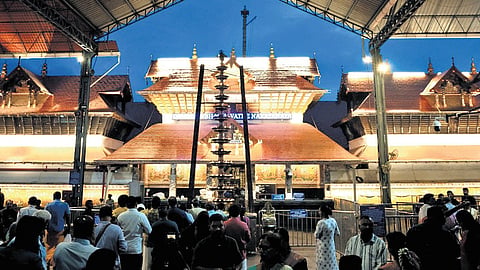  said some devotees who had booked slots could not reach the temple due to the prevailing inclement weather.