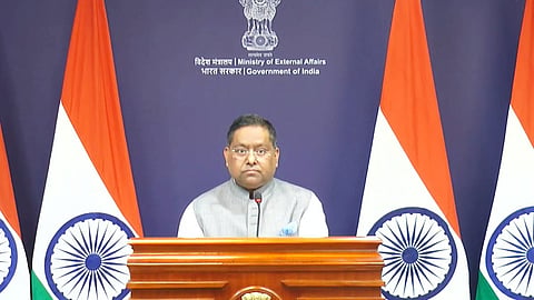 MEA spokesperson Randhir Jaiswal.