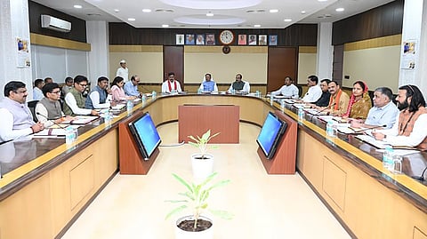 Chhattisgarh Cabinet meeting.