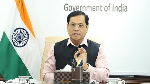 Union Shipping Minister Sarbananda Sonowal 