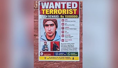 Police put up posters carrying Lateef's photographs.