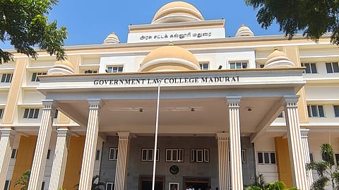 View of the Government Law college facility in Madurai.