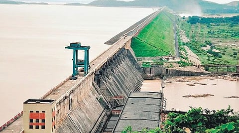 Raiwada records the highest losses, with 0.53 TMC through evaporation and 0.16 TMC through seepage, followed by Tatipudi with 0.157 TMC and 0.094 TMC respectively.