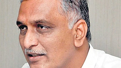 BRS leader T Harish Rao.