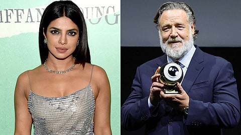 Priyanka Chopra and Russel Crowe