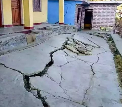 Jyotirmath has long been considered highly vulnerable. The crisis intensified in early 2023 when widespread cracks appeared in houses and roads, forcing several families to leave their homes.